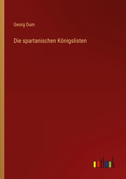 Produktbild: Die spartanischen K&ouml;nigslisten