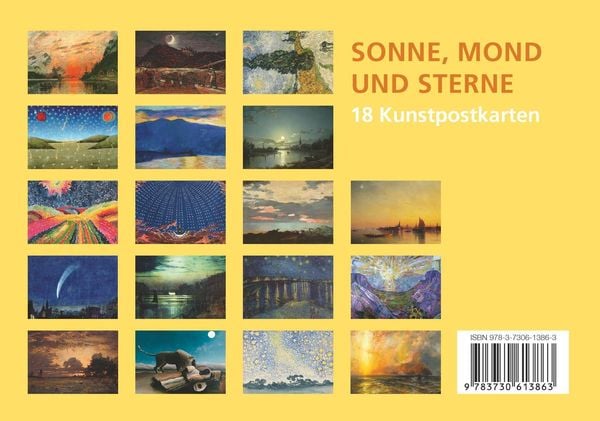 Produktbild: Postkarten-Set Sonne, Mond und Sterne