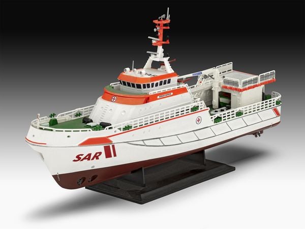 Produktbild: Model Set Seenotkreuzer Hermann Marwede, Revell Modellbausatz mit Basiszubeh&ouml;r