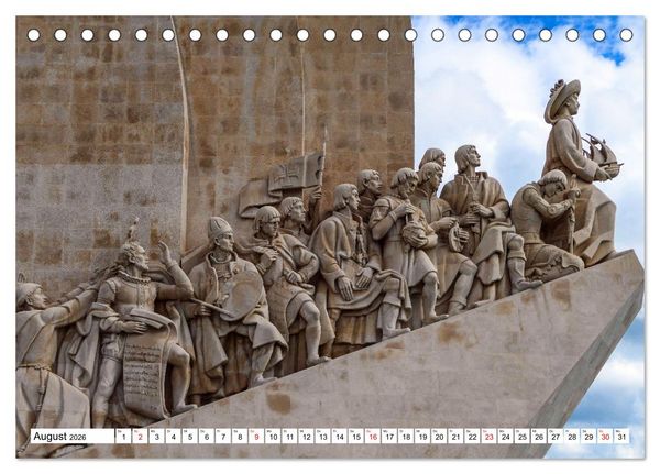Produktbild: Bezauberndes Lissabon (Tischkalender 2026 DIN A5 quer), CALVENDO Monatskalender