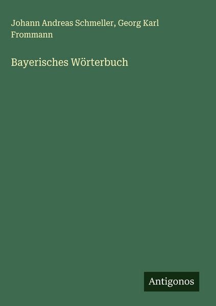 Produktbild: Bayerisches W&ouml;rterbuch