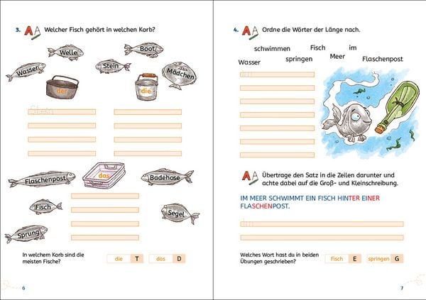 Produktbild: Lesel&ouml;wen Lernhilfen - Diktat-Training und Lernw&ouml;rter - 3. Klasse
