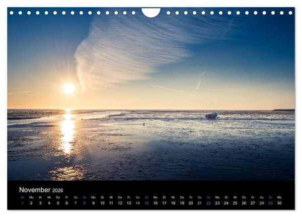 Produktbild: Gr&uuml;&szlig;e aus Texel (Wandkalender 2026 DIN A4 quer), CALVENDO Monatskalender