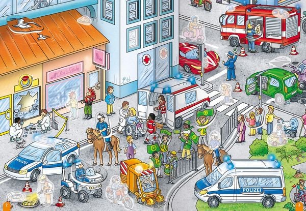 Produktbild: Wimmeln, R&auml;tseln, Stickern: Fahrzeuge
