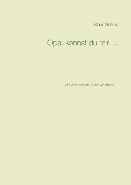 Produktbild: Opa, kannst du mir ...