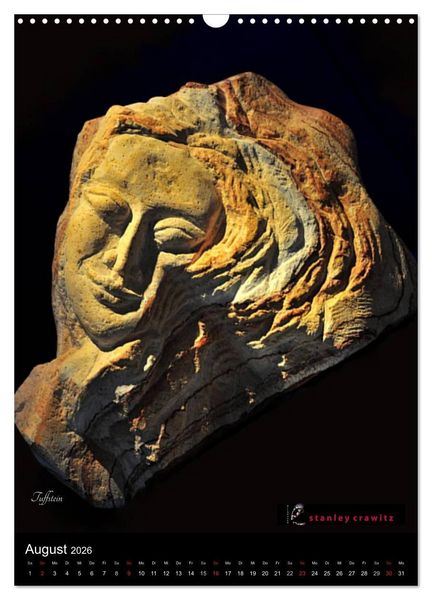 Produktbild: Kunstkalender 2026 - Encaustic und Tuffstein - Skulpturen (Wandkalender 2026 DIN A3 hoch), CALVENDO Monatskalender