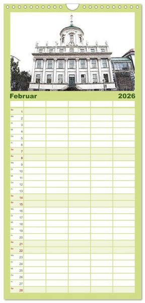 Produktbild: Familienplaner 2026 - Potsdam Kalender mit 5 Spalten (Wandkalender, 21 x 45 cm) CALVENDO