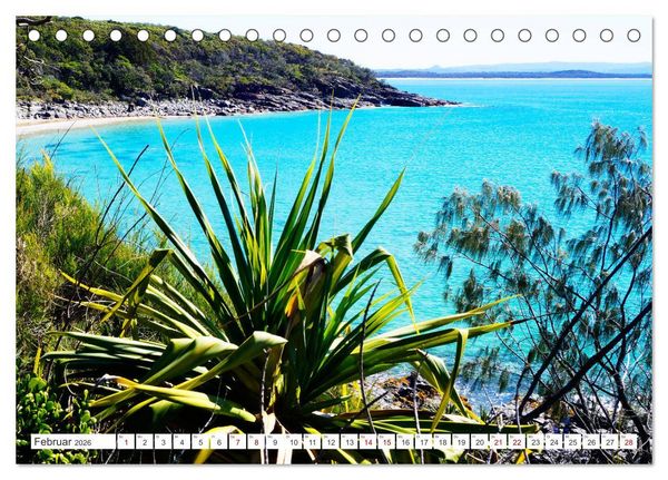 Produktbild: K&uuml;stenparadies - Noosa Nationalpark Australien (Tischkalender 2026 DIN A5 quer), CALVENDO Monatskalender