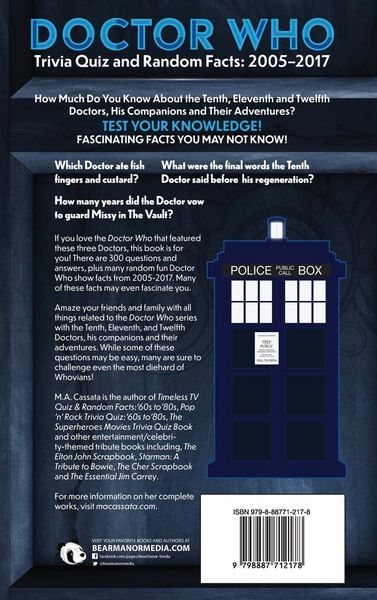 Produktbild: Doctor Who Trivia Quiz and Random Facts (hardback)