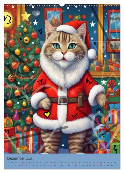 Produktbild: Meine Katze ist der Chef (hochwertiger Premium Wandkalender 2026 DIN A2 hoch), Kunstdruck in Hochglanz