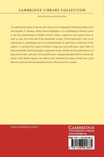 Produktbild: British Musical Biography