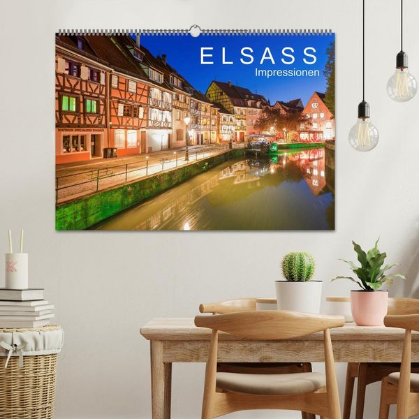Produktbild: E L S A S S Impressionen (Wandkalender 2026 DIN A2 quer), CALVENDO Monatskalender