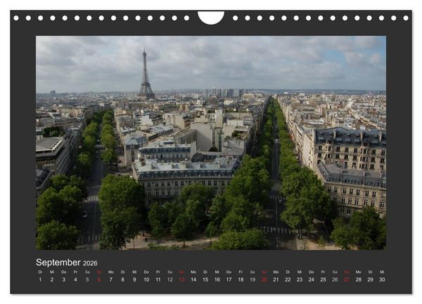 Produktbild: Paris, mon amour (Wandkalender 2026 DIN A4 quer), CALVENDO Monatskalender