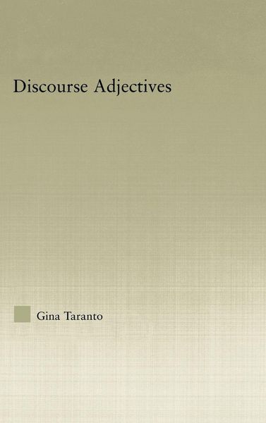 Produktbild: Discourse Adjectives
