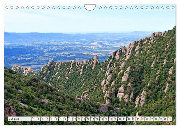 Produktbild: MONTSERRAT in Katalonien (Wandkalender 2026 DIN A4 quer), CALVENDO Monatskalender