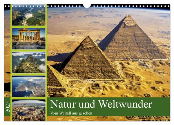 Produktbild: Natur und Weltwunder (Wandkalender 2027 DIN A3 quer), CALVENDO Monatskalender