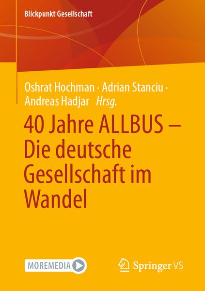 Produktbild: 40 Jahre ALLBUS - Die deutsche Gesellschaft im Wandel
