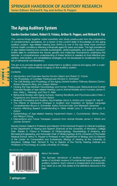 Produktbild: The Aging Auditory System