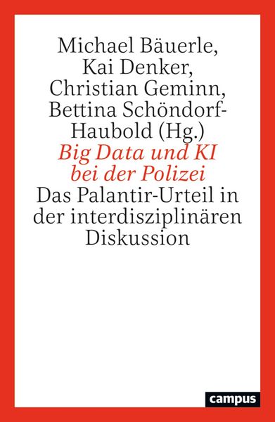 Produktbild: Big Data und KI bei der Polizei