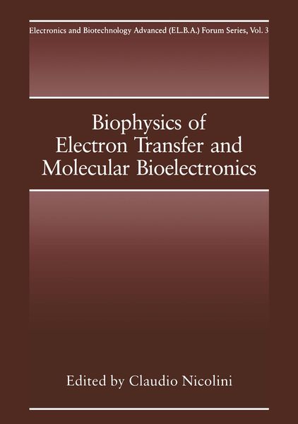 Produktbild: Biophysics of Electron Transfer and Molecular Bioelectronics
