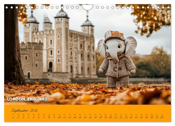 Produktbild: Die Mikrofanten auf Europareise (Wandkalender 2026 DIN A4 quer), CALVENDO Monatskalender