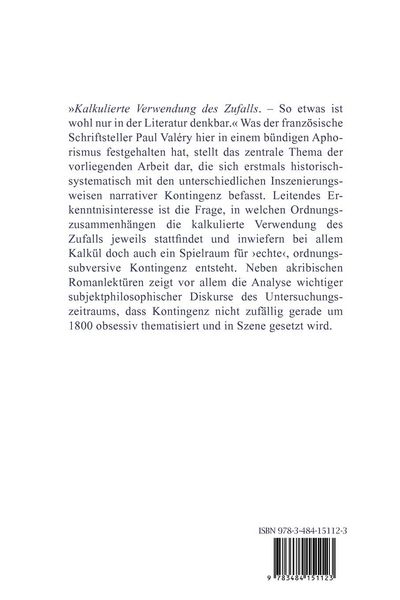 Produktbild: Ordnungen der Kontingenz
