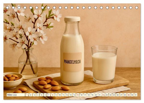 Produktbild: Milch und Milchprodukte (Tischkalender 2026 DIN A5 quer), CALVENDO Monatskalender