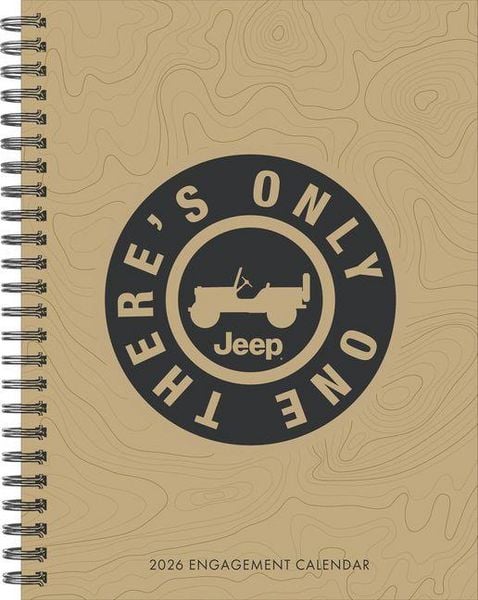 Jeep 2026 6.5 X 8.5 Engagement Calendar