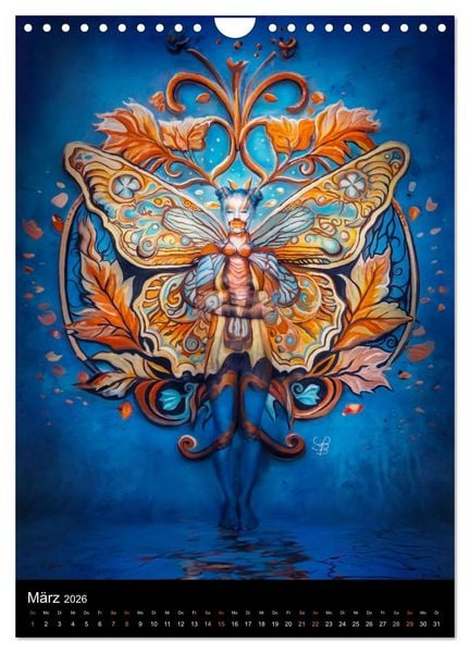 Produktbild: Klangk&ouml;rper - Bodypainting Adventures (Wandkalender 2026 DIN A4 hoch), CALVENDO Monatskalender