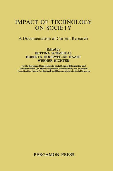 Produktbild: Impact of Technology on Society
