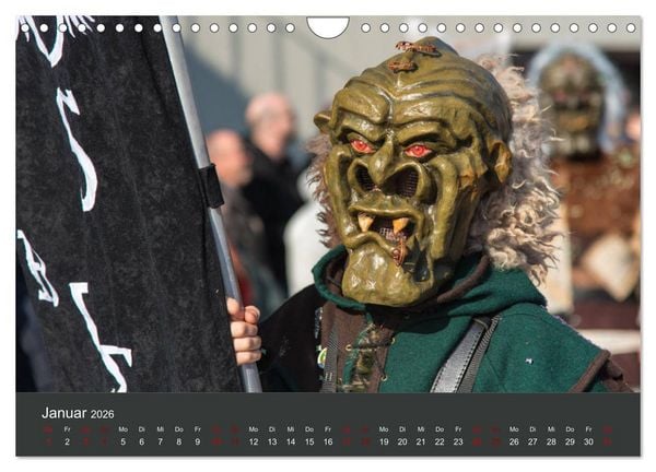Produktbild: S ganz Johr Fasnacht (Wandkalender 2026 DIN A4 quer), CALVENDO Monatskalender