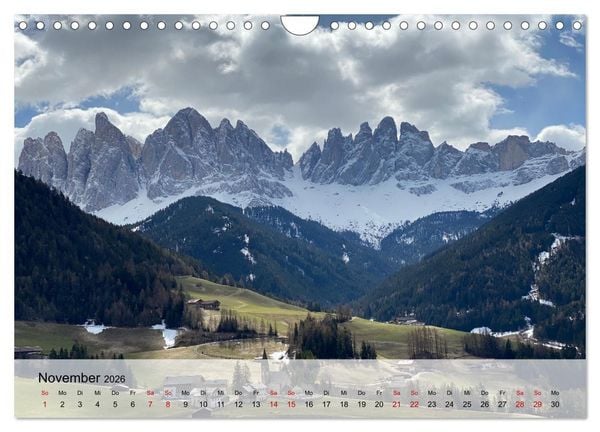 Produktbild: Alpenauszeit - Sch&ouml;ne Orte der Alpen (Wandkalender 2026 DIN A4 quer), CALVENDO Monatskalender