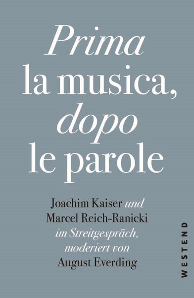 Produktbild: Prima la Musica, dopo le parole