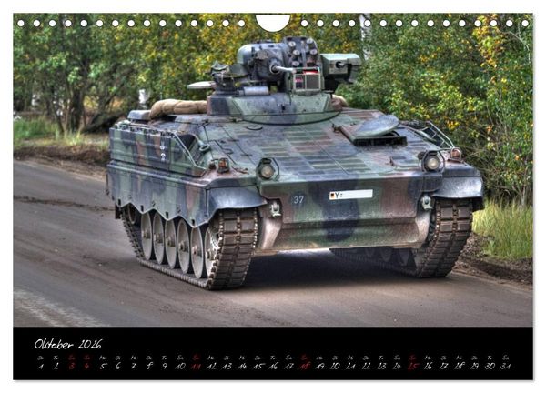 Produktbild: Sch&uuml;tzenpanzer Marder (Wandkalender 2026 DIN A4 quer), CALVENDO Monatskalender