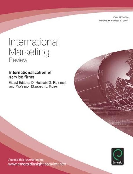 Produktbild: Internationalization of service firms