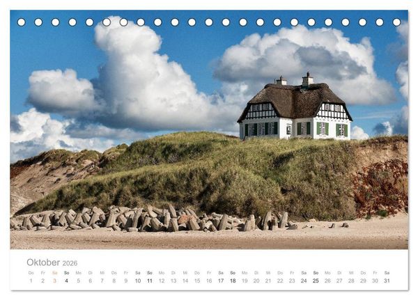 Produktbild: Traumziel D&auml;nemark (Tischkalender 2026 DIN A5 quer), CALVENDO Monatskalender