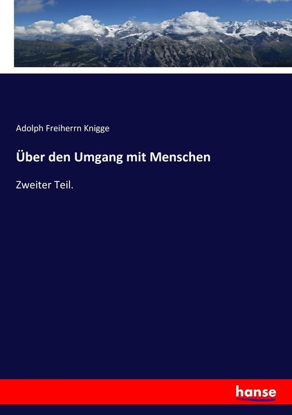Produktbild: Über den Umgang mit Menschen