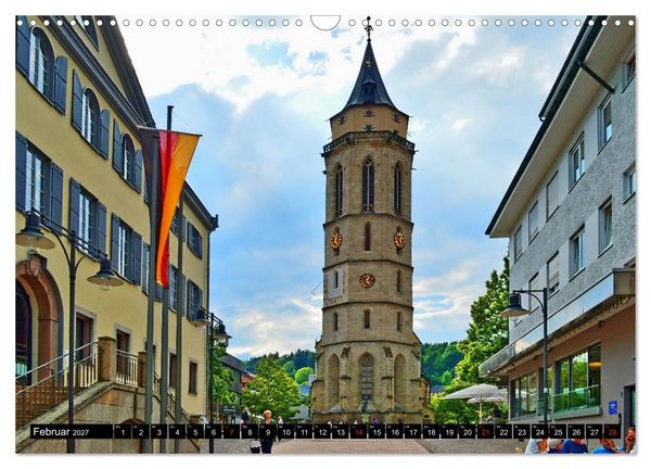 Produktbild: Balingen - ein visueller Streifzug durch die Stadt (Wandkalender 2027 DIN A3 quer), CALVENDO Monatskalender