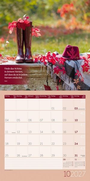 Produktbild: Momente f&uuml;r Dich Kalender 2027 - 30x30 - Art12
