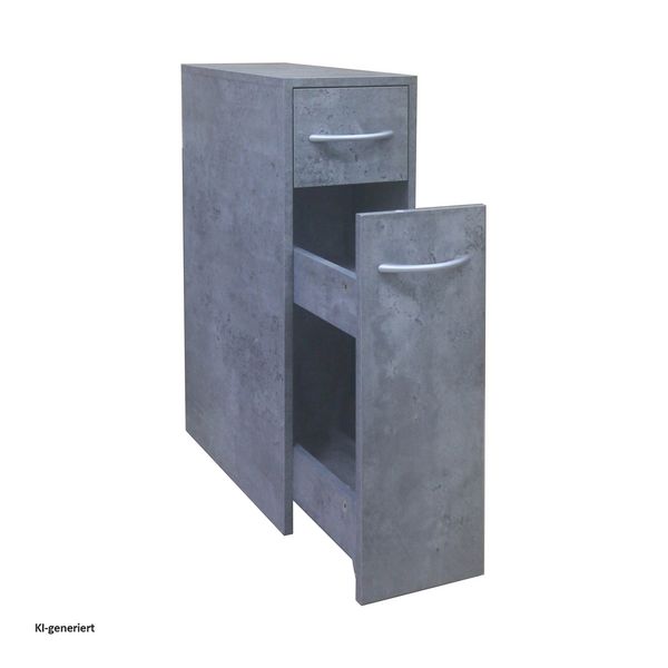 Produktbild: HTI-Living Mehrzweckschrank schmal Thekla Beton Mehrzweckschrank schmal Thekla Beton