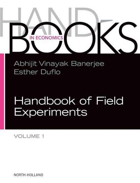 Produktbild: Handbook of Field Experiments