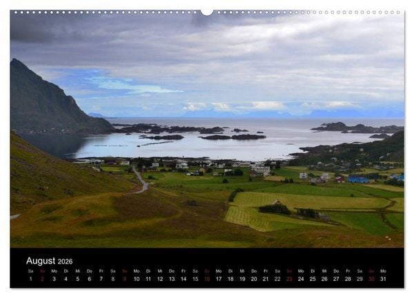 Produktbild: An Norwegens K&uuml;sten (Wandkalender 2026 DIN A2 quer), CALVENDO Monatskalender