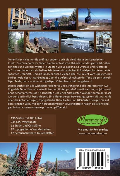 Produktbild: Maremonto Reise- und Wanderf&uuml;hrer: Teneriffa