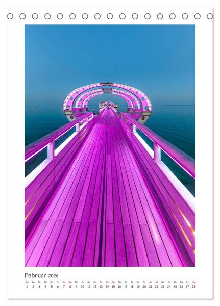 Produktbild: L&uuml;becker Bucht Seeb&auml;der an der Ostsee (Tischkalender 2026 DIN A5 hoch), CALVENDO Monatskalender