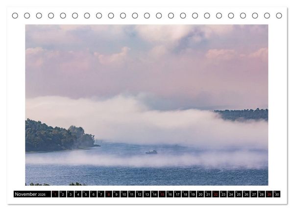 Produktbild: Die M&uuml;ritz - Naturparadies der Mecklenburgischen Seenplatte (Tischkalender 2026 DIN A5 quer), CALVENDO Monatskalender