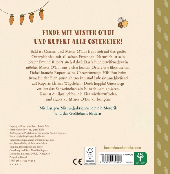 Produktbild: Mister O'Lui und die gro&szlig;e Eiersuche