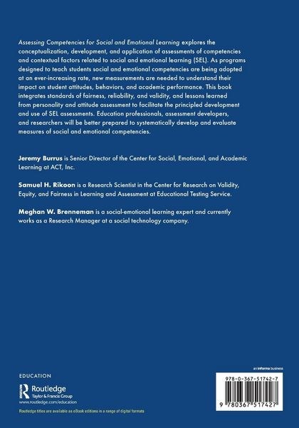 Produktbild: Assessing Competencies for Social and Emotional Learning