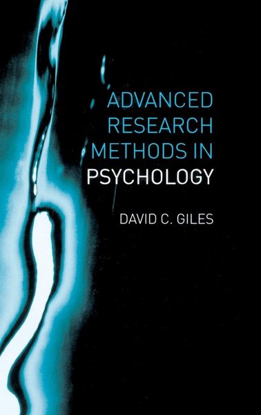 Produktbild: Advanced Research Methods in Psychology