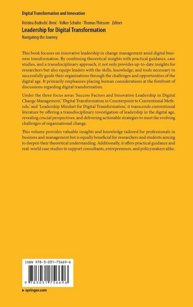 Produktbild: Leadership for Digital Transformation