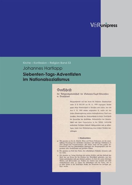 Produktbild: Hartlapp, J: Siebenten-Tags-Adventisten/Nationalsozialismus